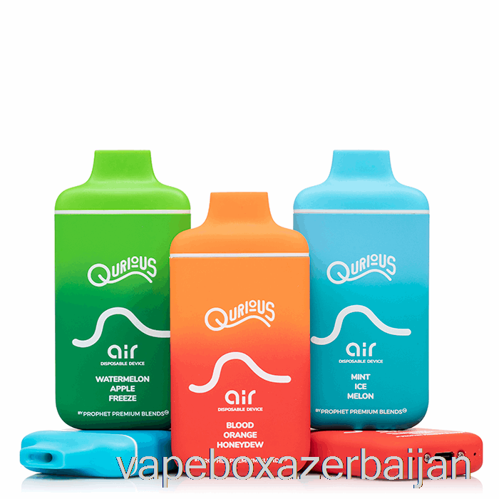 E-Juice Vape Qurious Air 6000 Disposable Fuji Apple Peach Gummy